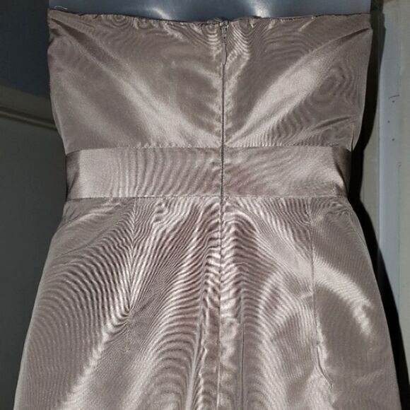 J. Crew Taupe Strapless Mini Dress - Picture 4 of 8